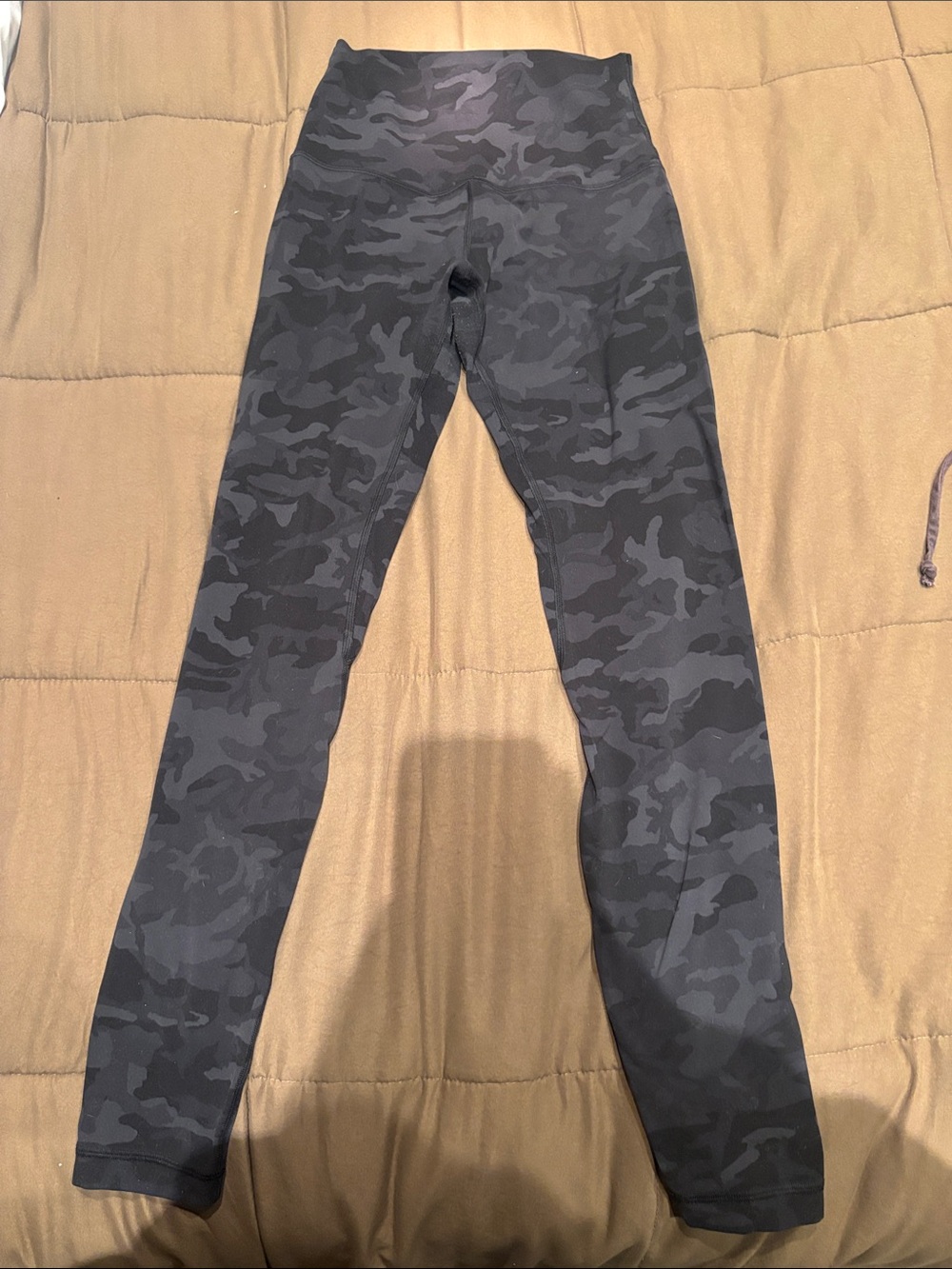lululemon athletica Kids High-Waist Camouflage Leggings - Black/Grey